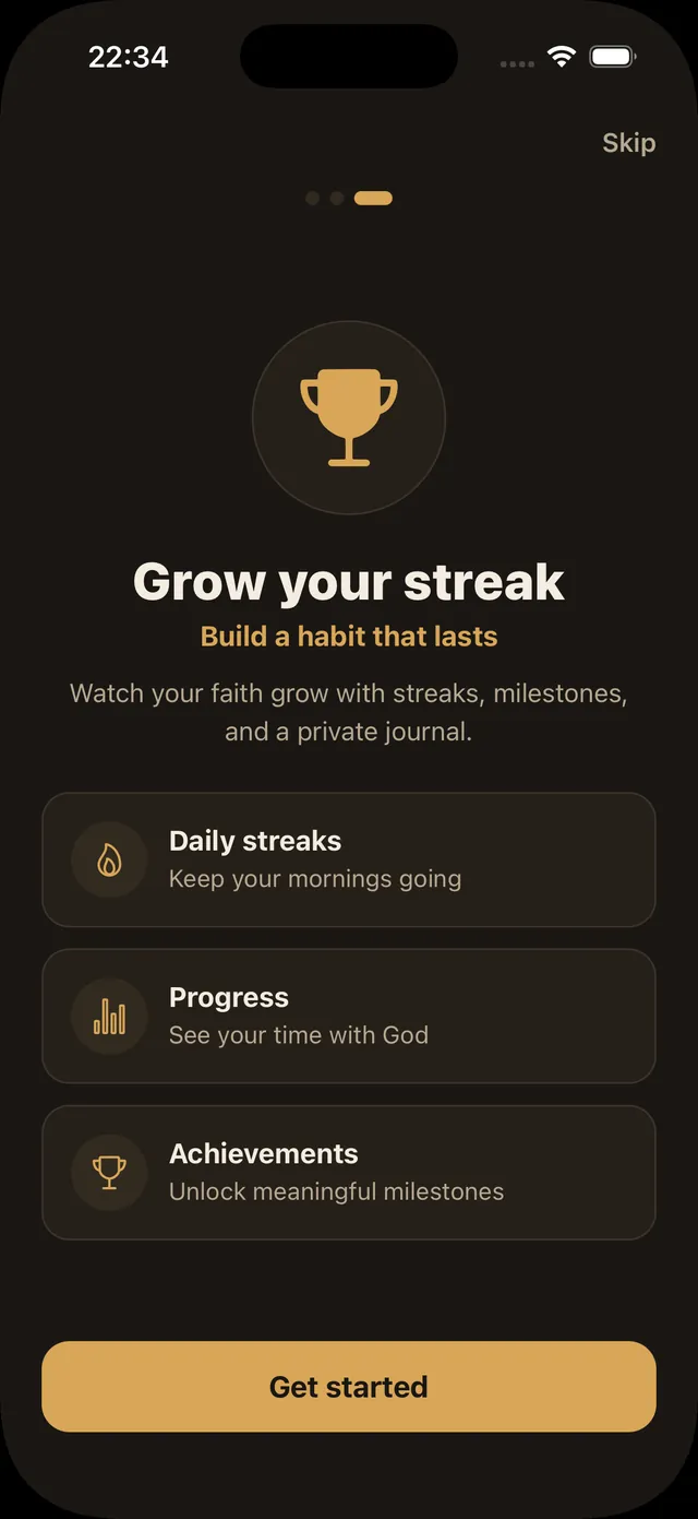 Streaks and milestones